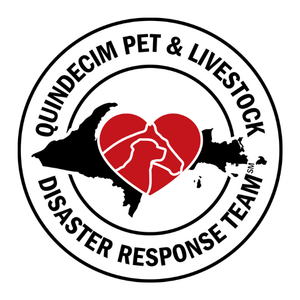 Quindecim Pet & Livestock Disaster Response Team℠ is a trademark of Cathy Ruprecht, used with permission. Quindecim Pet and Livestock Disaster Response Team logo